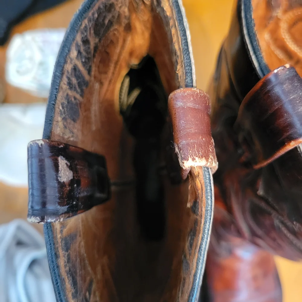 Vintage 1950s Cowboy Boots Costal Cowgirl Desert Inspired Giddy Up Boots Western - Picture 8 of 9